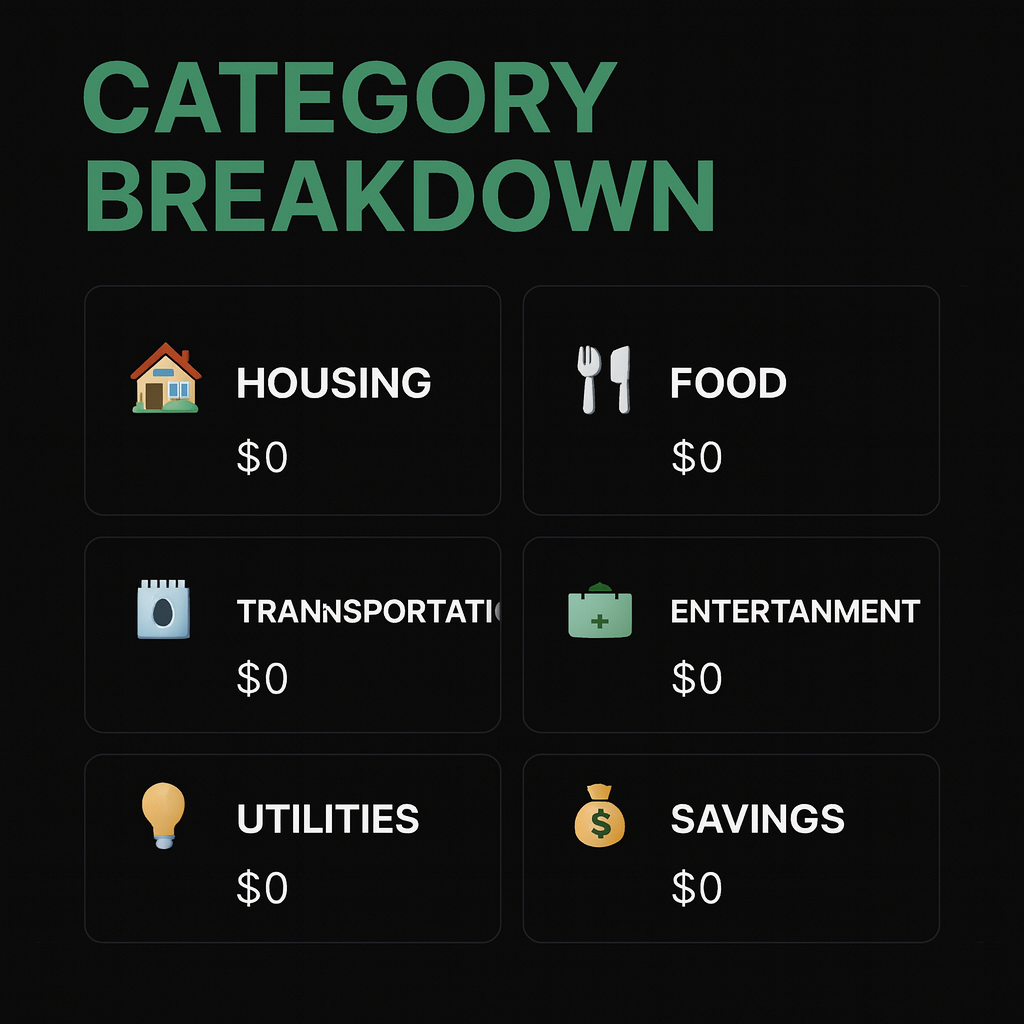 SmartCents Personal Budget Planner